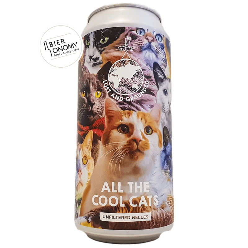 Bière All The Cool Cats Helles Lager 44 cl Brasserie Lost And Grounded Brewery