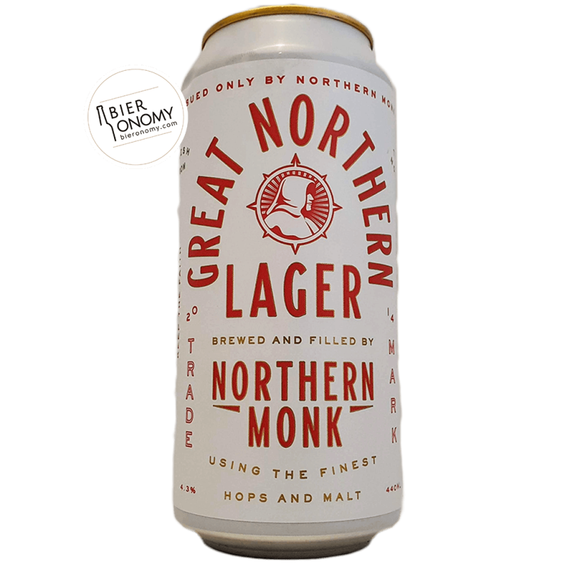 Bière Great Northern Lager 44 cl Brasserie Northern Monk Brew Co