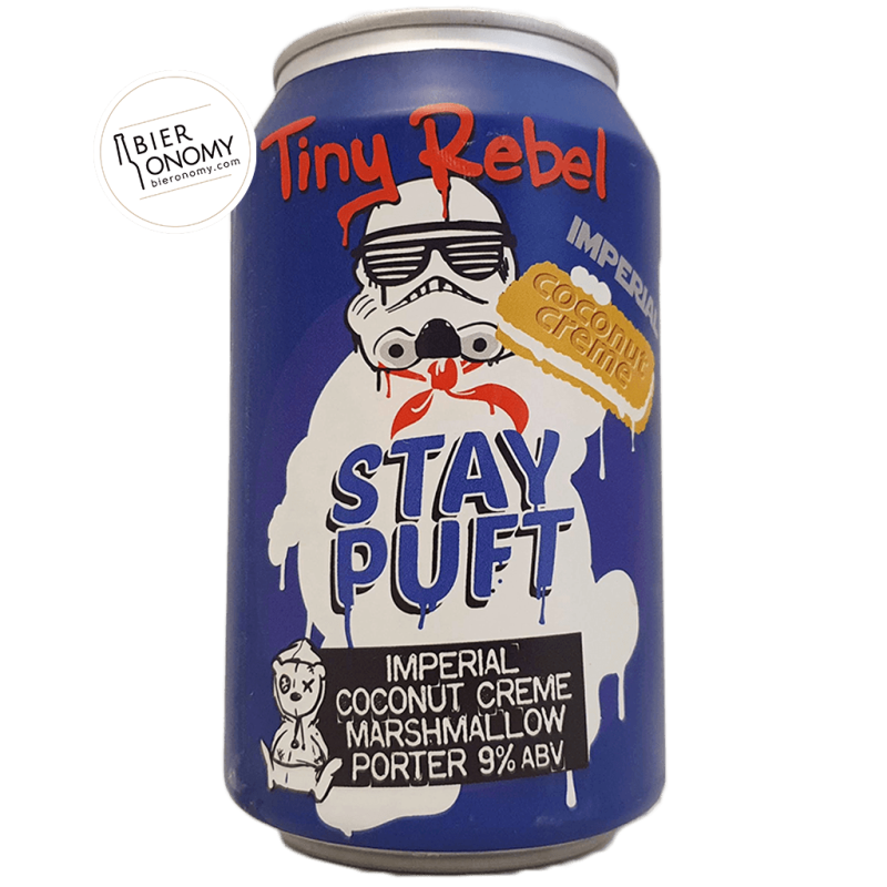 Bière Imperial Coconut Creme Stay Puft Porter 33 cl Brasserie Tiny Rebel Brew Co