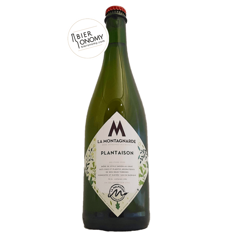 Bière Plantaison 75 cl Brasserie La Montagnarde x La Malpolon