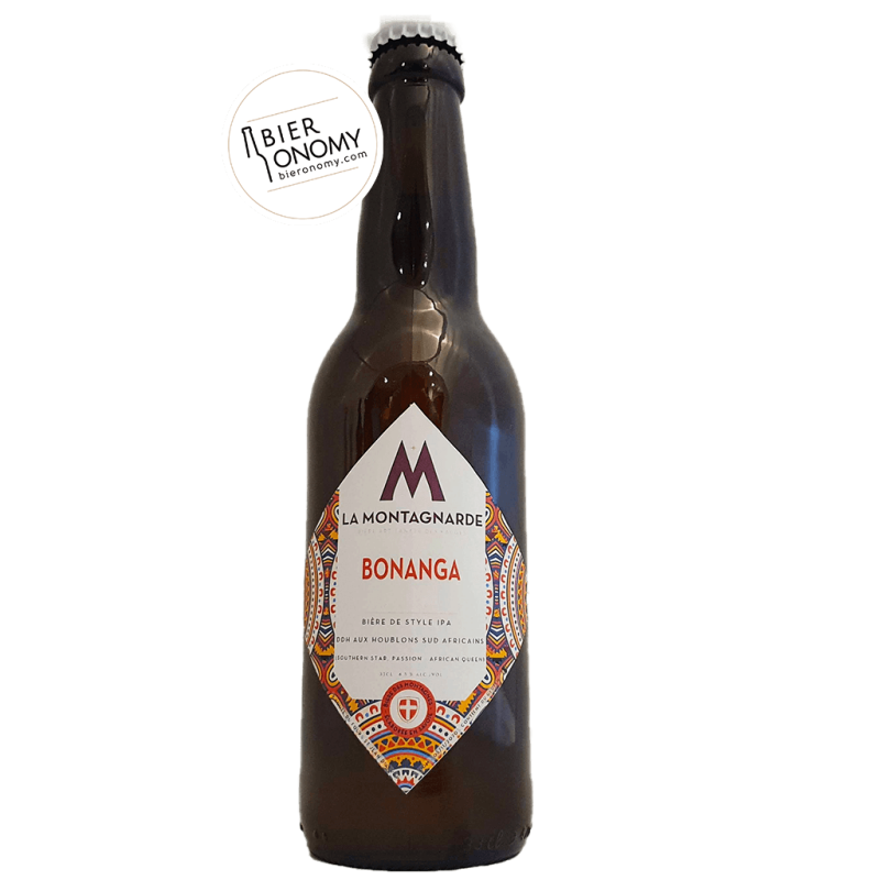 Bière Bonanga IPA 33 cl Micro Brasserie La Montagnarde