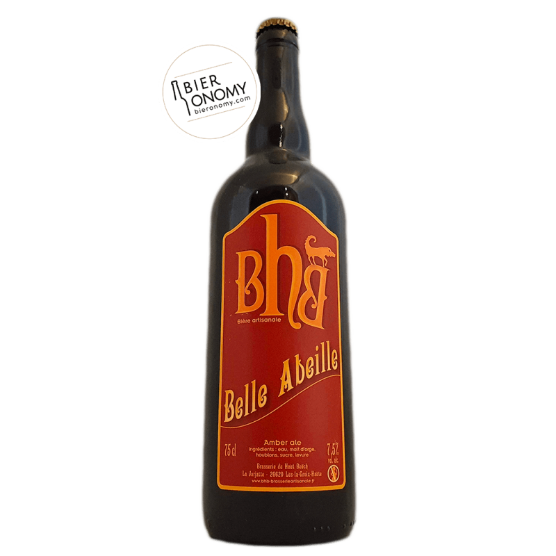 Bière Belle Abeille Amber Ale 75 cl BHB Brasserie du Haut Buëch