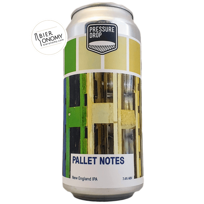 Bière Pallet Notes New England IPA 44 cl Brasserie Pressure Drop Brewing