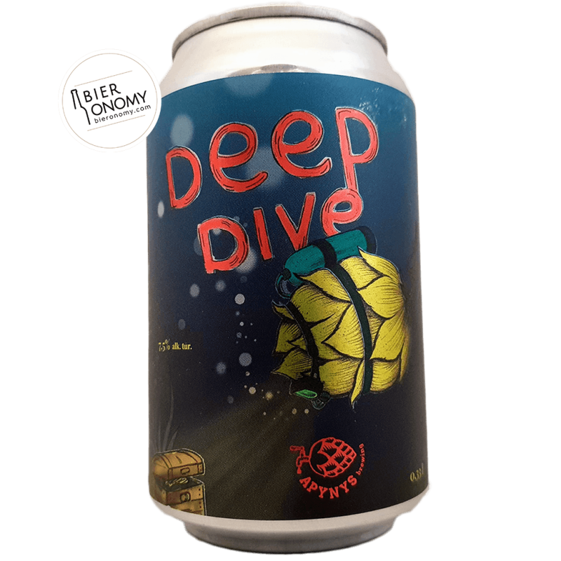 Bière Deep Dive DDH DIPA 33 cl Brasserie Apynys Brewing
