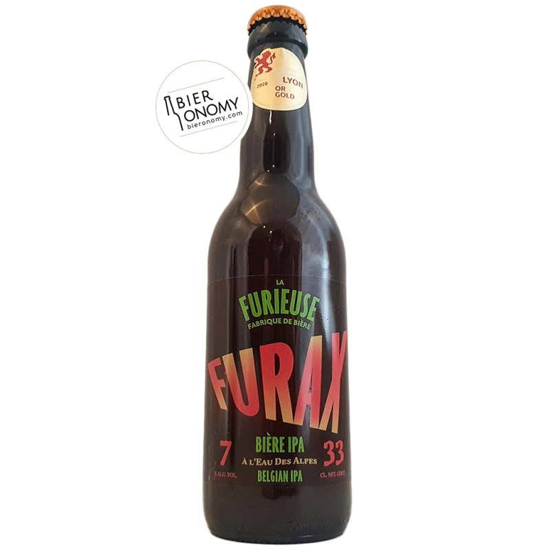 Bière Furax IPA 33 cl Brasserie La Furieuse