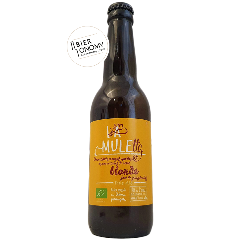 Bière La Mulette Blonde Pale Ale 33 cl Brasserie La Vieille Mule