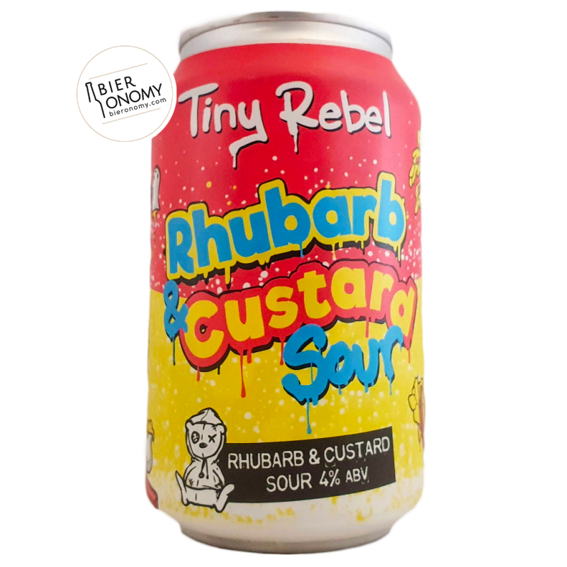 Bière Rhubarb & Custard Sour 33 cl Brasserie Tiny Rebel