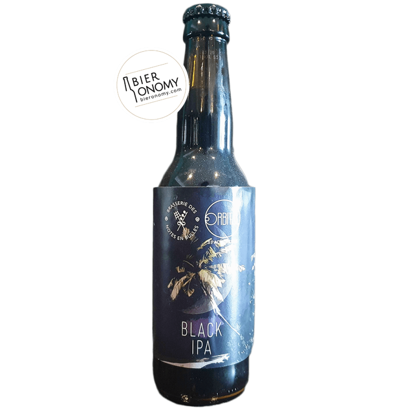Bière Black IPA 33 cl Brasserie Orbital Brewery Notes en Bulles
