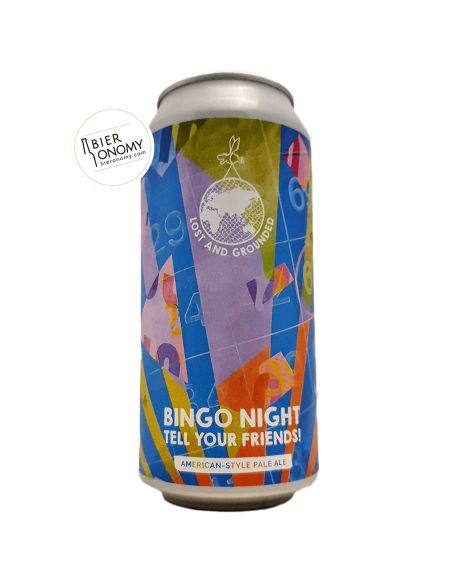 Bière Bingo Night Tell Your Friends Pale Ale 44 cl Brasserie Lost And Grounded Brewers