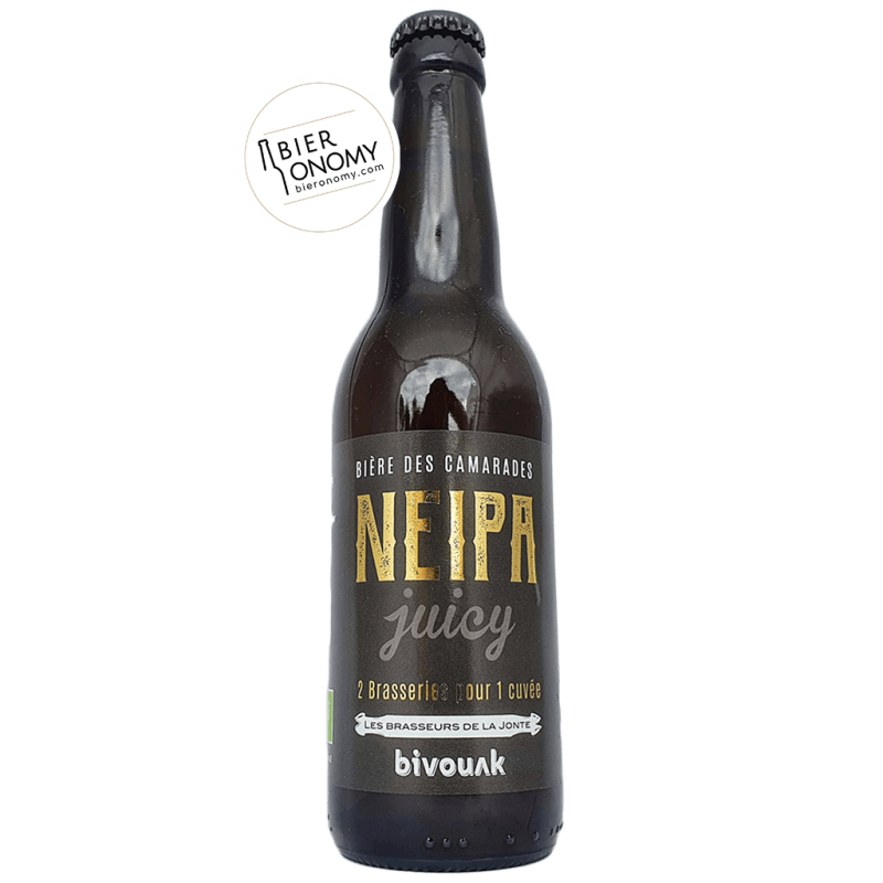 Bière NEIPA 33 cl Bivouak Brasserie des Tilleuls Brasseurs de la Jonte