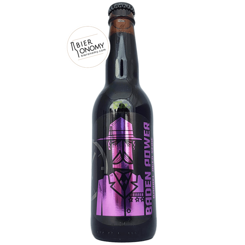 Bière Baden Power Imperial Stout Whisky Barrel Aged 33 cl Brasserie O'Clock Brewing