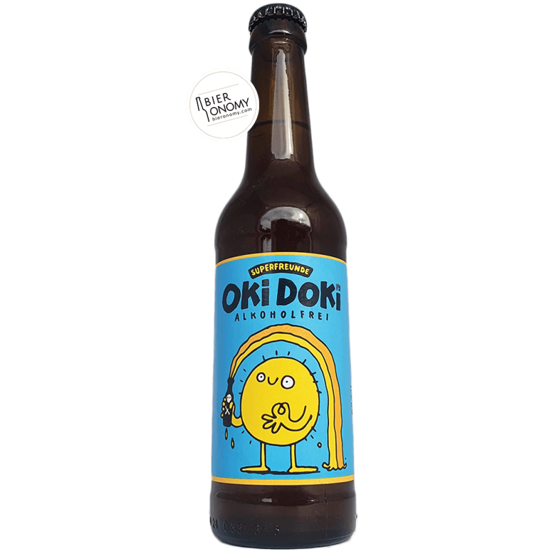 Bière Oki Doki IPA Sans Alcool 33 cl Brasserie Superfreunde