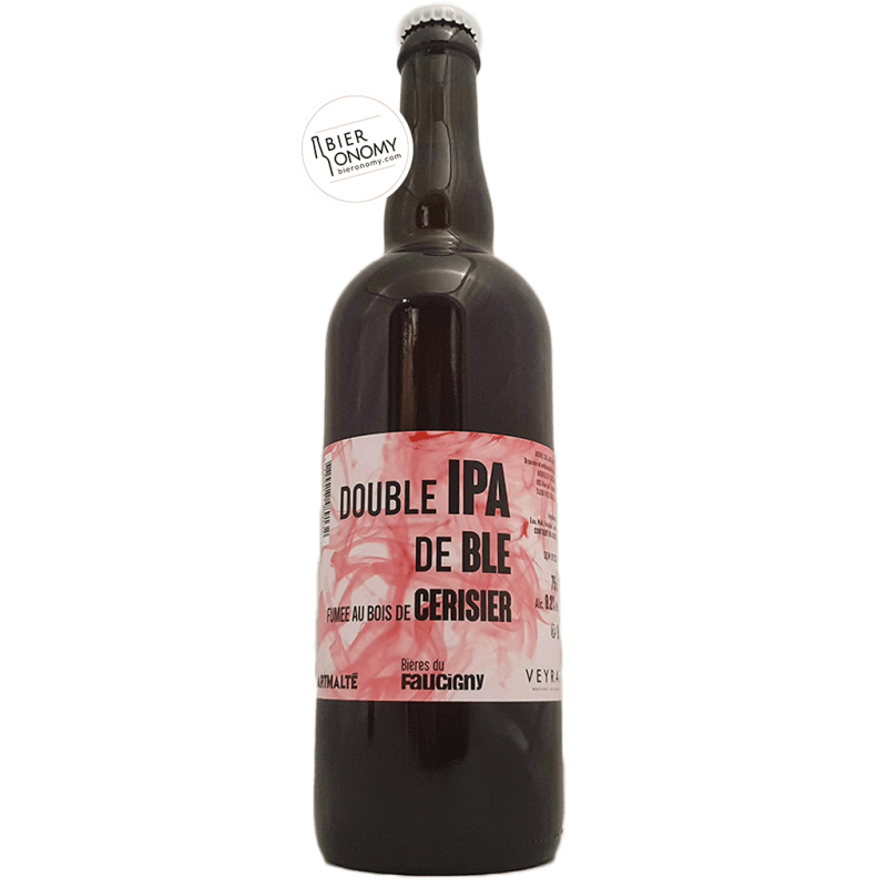 Bière Double IPA de Blé fumée au bois de cerisier 75 cl Brasserie Faucigny