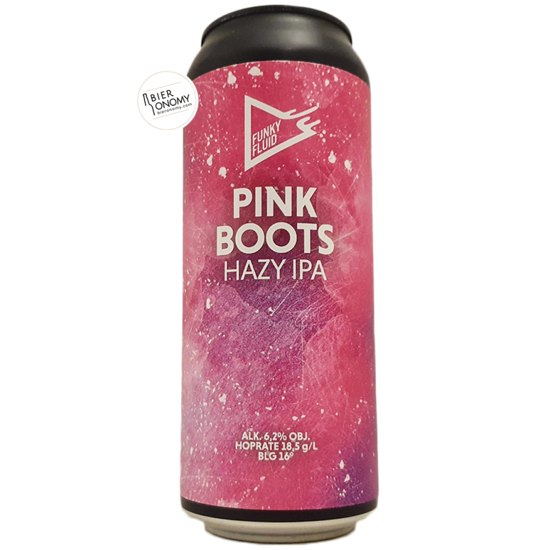 Bière Pink Boots Hazy IPA 50 cl Brasserie Funky Fluid