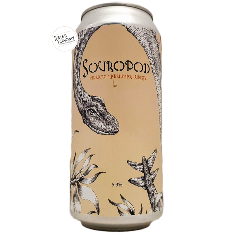 Bière Souropod Apricot Berliner Weisse 44 cl Brasserie Staggeringly Good