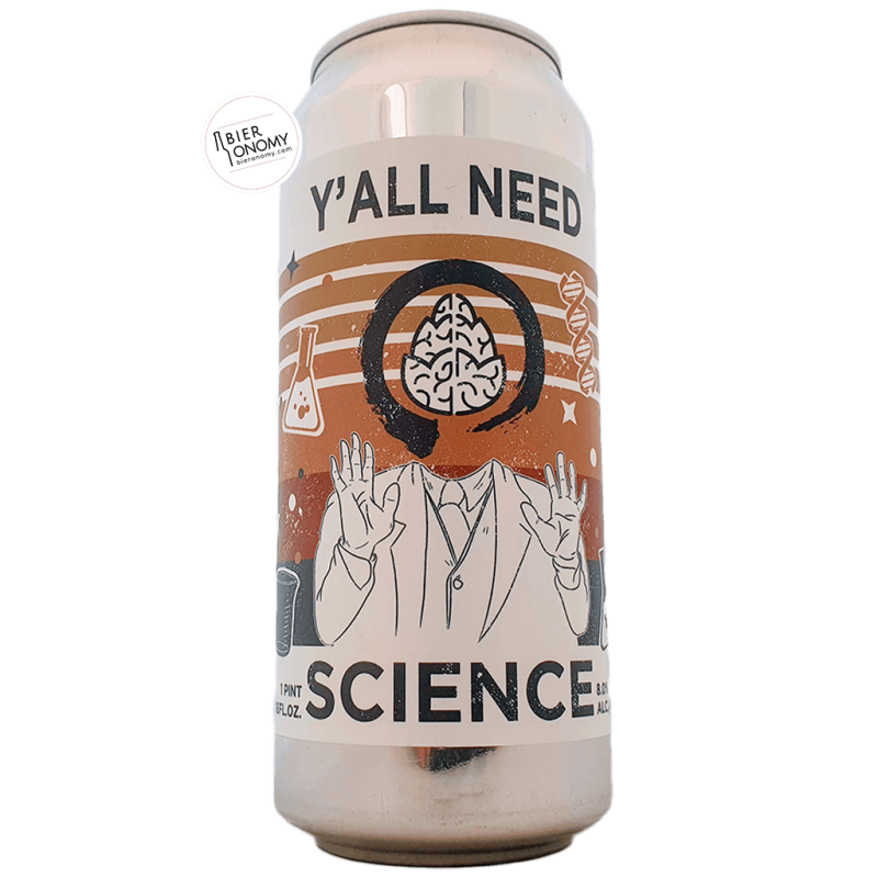 Bière Y'all Need Science Double IPA 47 cl Brasserie Equilibrium Brewery Cerebral