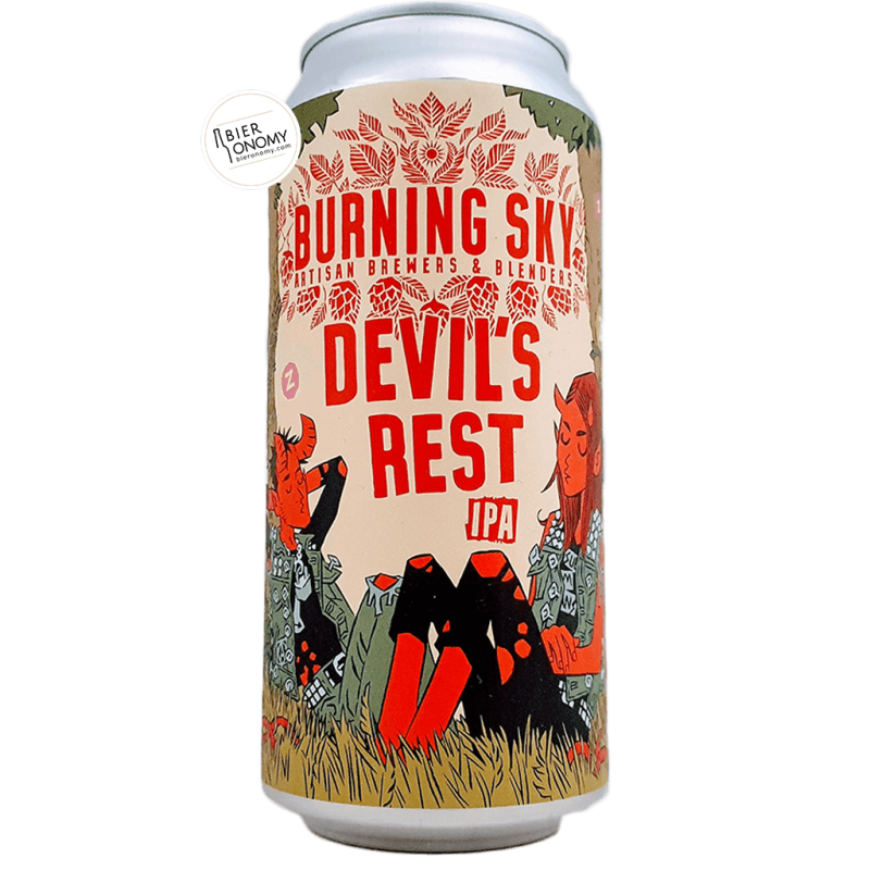 Bière Devil's Rest IPA 44 cl Brasserie Burning Sky