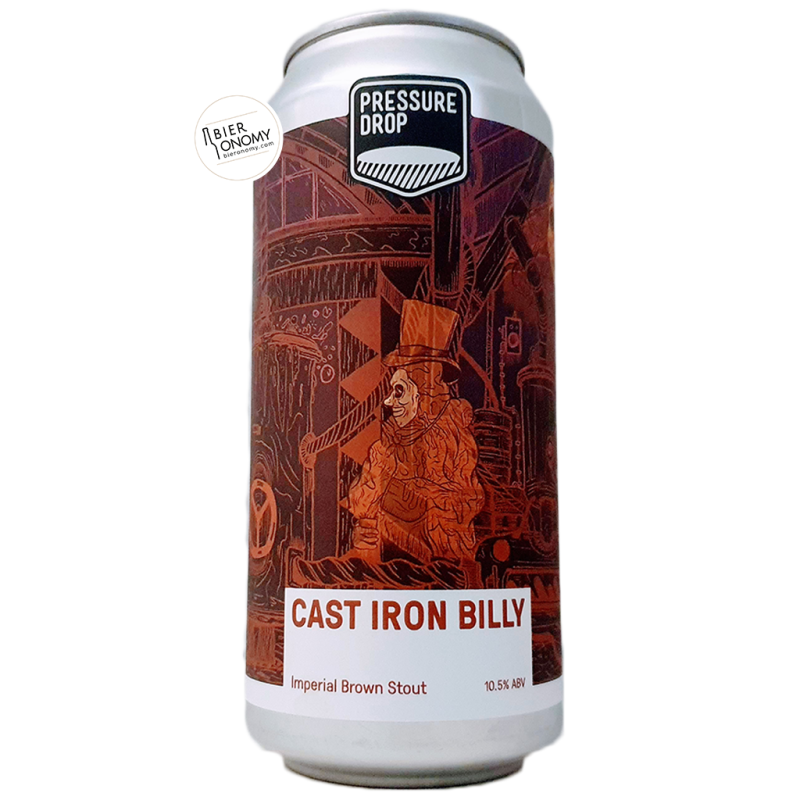 Bière Cast Iron Billy Imperial Brown Stout 44 cl Brasserie Pressure Drop Brewing