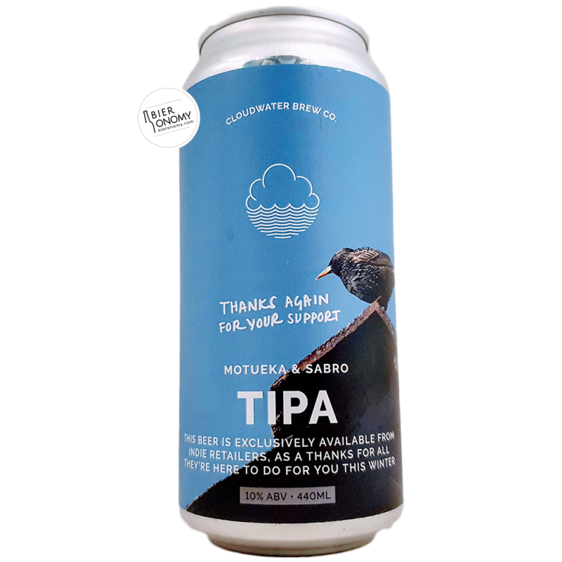 Bière Thanks Again For Your Support TIPA 44 cl Brasserie Cloudwater