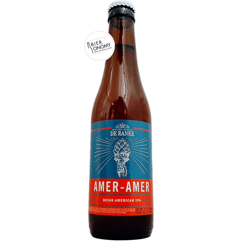 Bière Amer-Amer Belgian IPA 33 cl Brasserie Brouwerij De Ranke