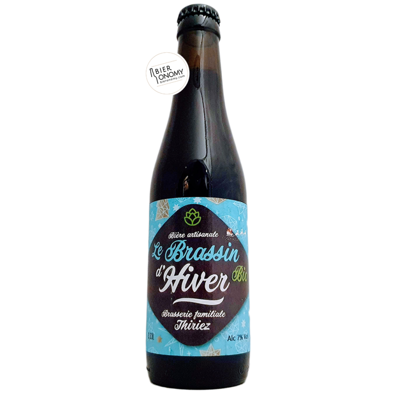 Bière Le Brassin d'Hiver Ambrée 33 cl Brasserie Thiriez
