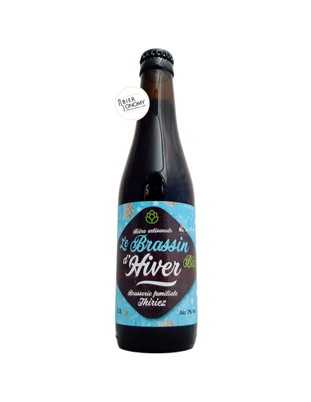 Bière Le Brassin d'Hiver Ambrée 33 cl Brasserie Thiriez