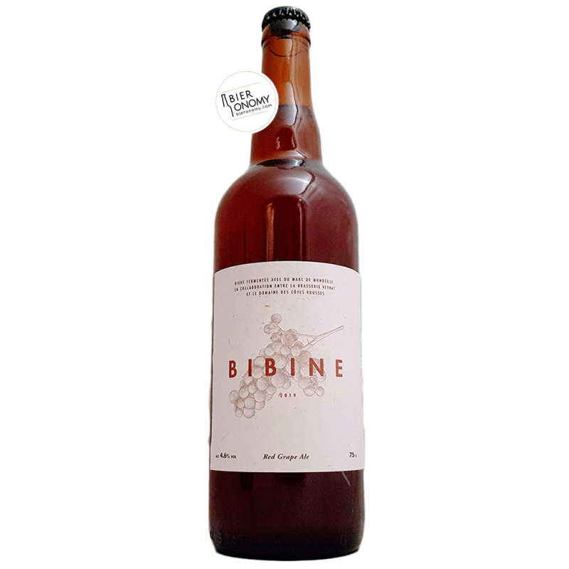 Bière Bibine Red Grape Ale 75 cl Brasserie Veyrat