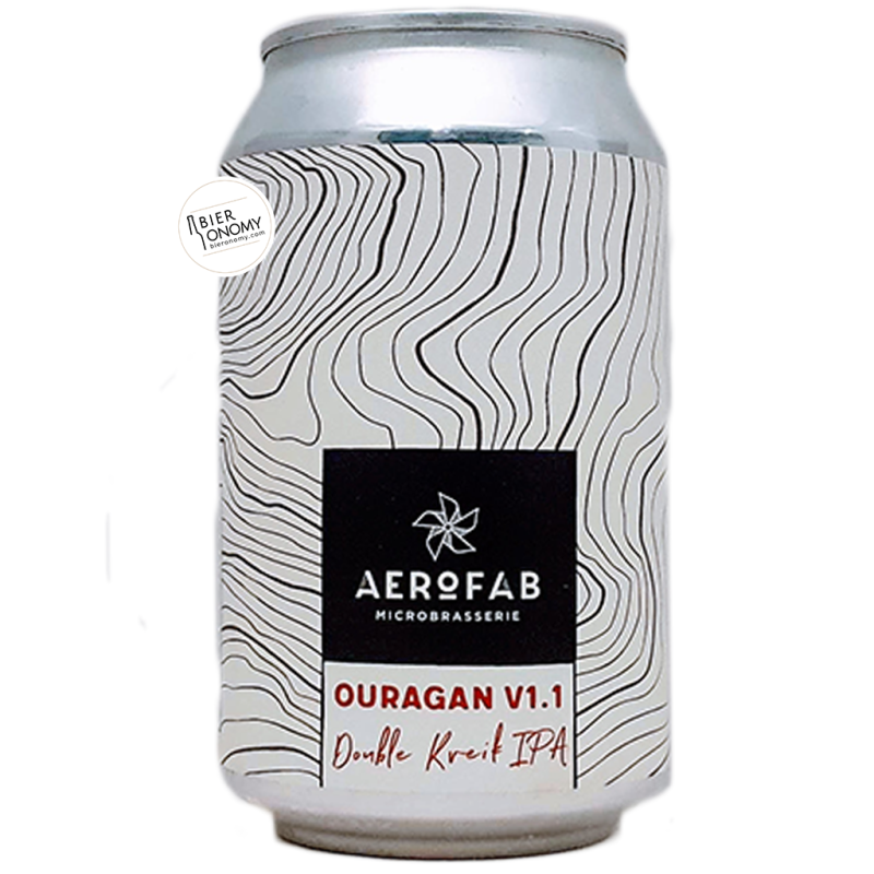 Bière Ouragan V1.1 Double Kveik IPA 33 cl Brasserie Aerofab