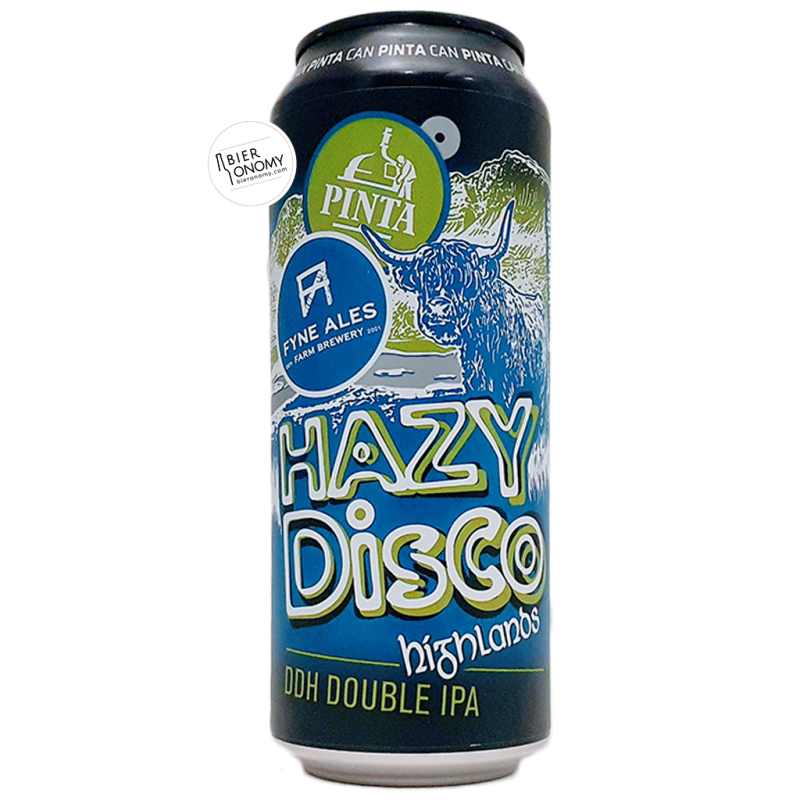 Bière Hazy Disco Highlands DDH DIPA 50 cl Brasserie PINTA x Fyne Ales