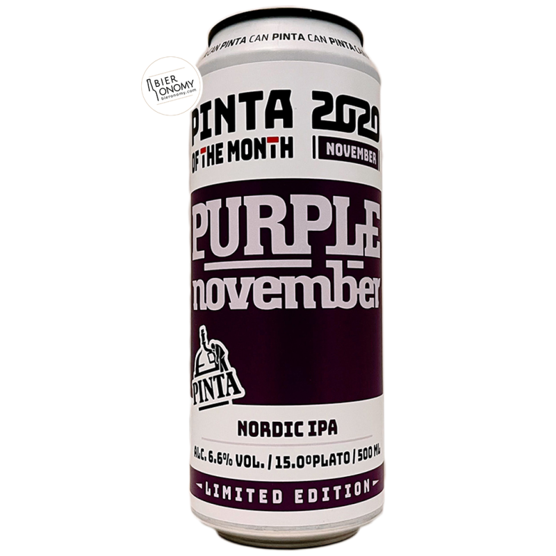 Bière Purple November Nordic IPA 50 cl Brasserie PINTA