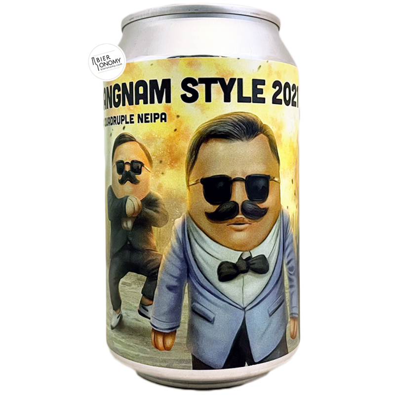 Bière Gangnam Style 2021 Confirmed Quadruple NEIPA 33 cl Brasserie Lobik