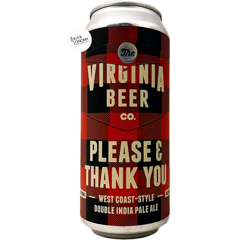 Bière Please & Thank You West Coast DIPA 47,3 cl Brasserie The Virginia Beer Company