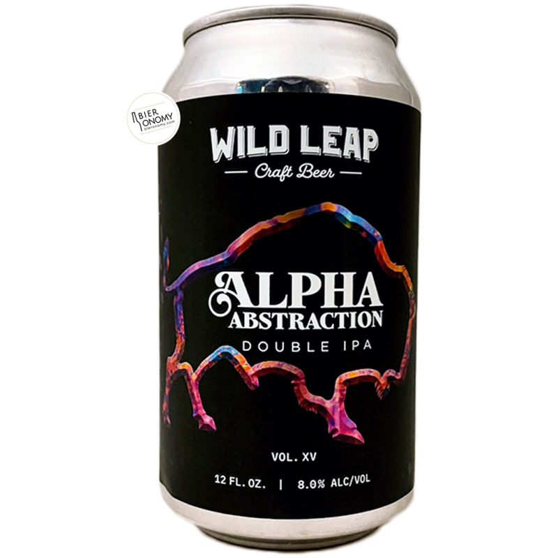 Bière Alpha Abstraction, Vol. XV NE DDH DIPA 35,5 cl Brasserie Wild Leap