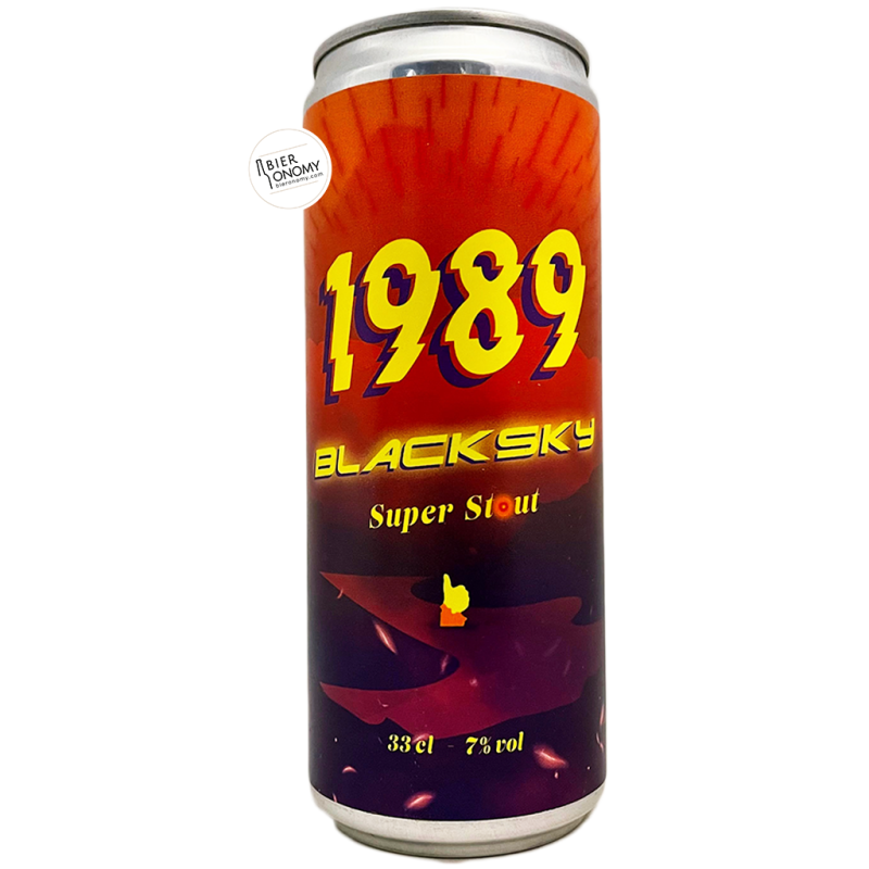 Bière BlackSky Super Stout 33 cl Brasserie 1989 Brewing