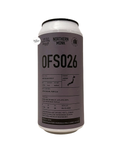 OFS026 Red Bean Stout 44 cl Northern Monk - Bieronomy