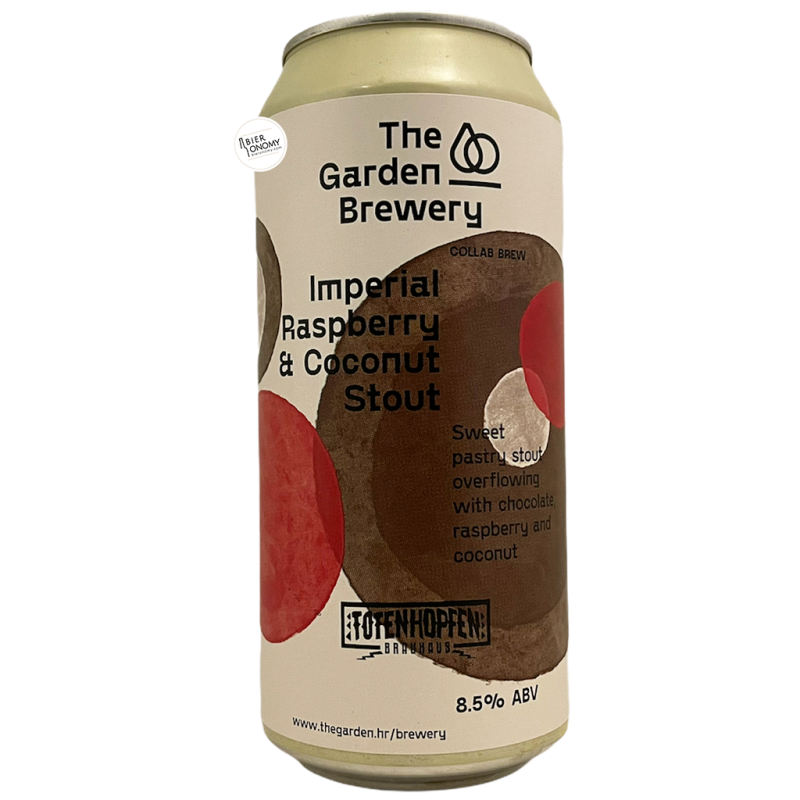 Bière Imperial Raspberry & Coconut Stout 44 cl Brasserie The Garden x Totenhopfen