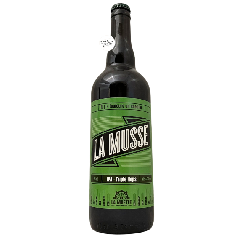 Bière La Musse IPA Triple Hops 75 cl Brasserie La Muette