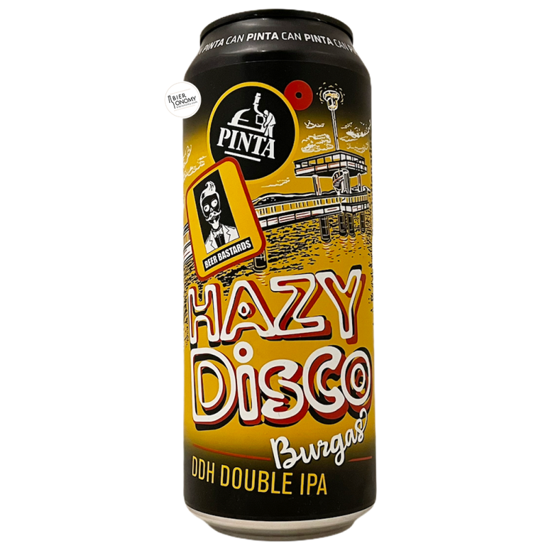 Bière Hazy Disco Burgas DDH Double IPA 50 cl Brasserie PINTA Beer Bastards