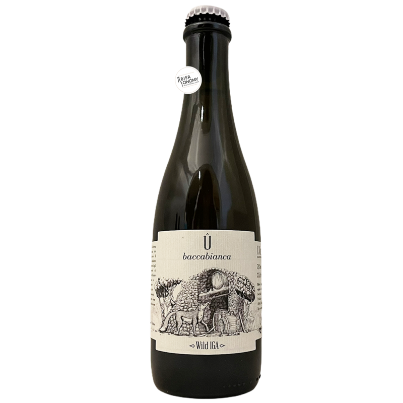 Bière Û baccabianca Wild Italian Grape Ale 37,5 cl Brasserie Ca' del Brado