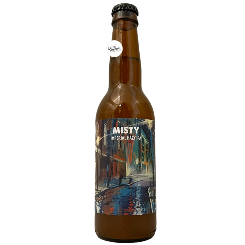 Bière Misty Imperial Hazy IPA 33 cl Brasserie Hoppy Road