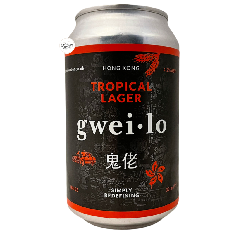 Bière Tropical Lager 33 cl Brasserie Gweilo