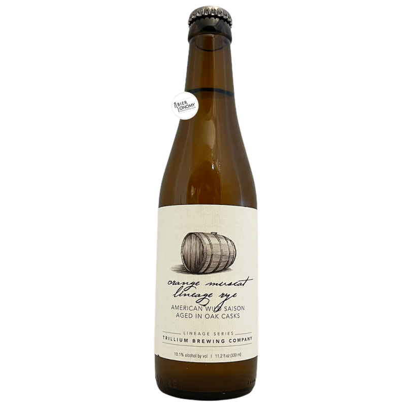 Bière Orange Muscat Lineage Rye American Wild Saison Aged In Oak Casks 33 cl Brasserie Trillium