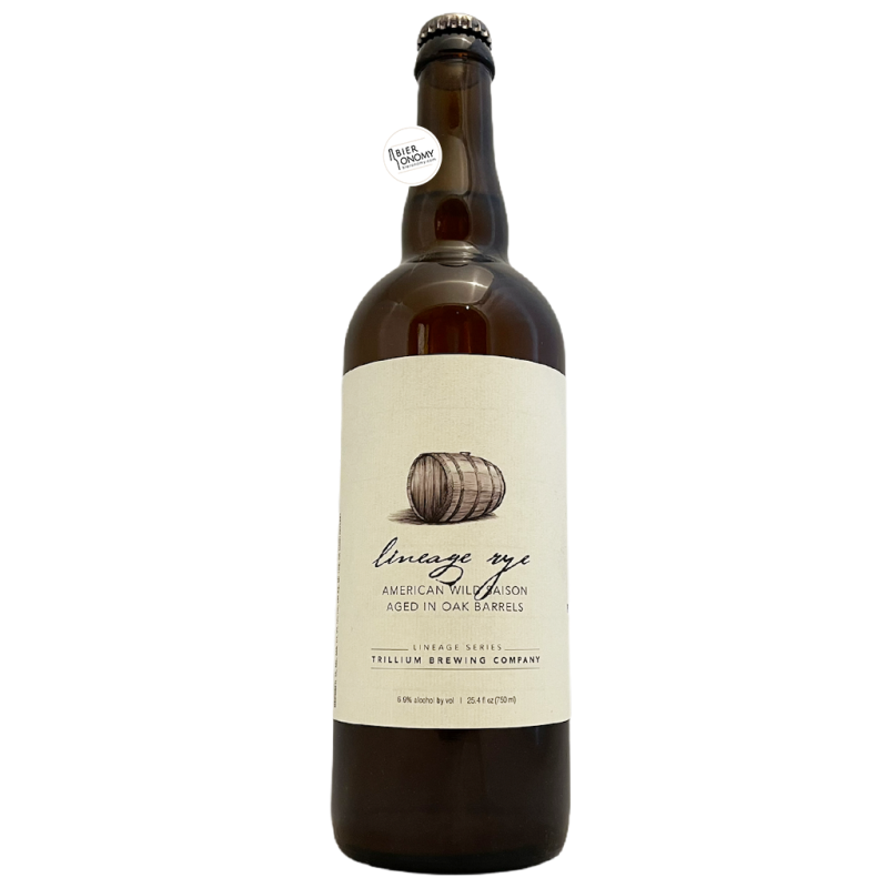 Bière Lineage Rye American Wild Saison Aged In Oak Barrels 75 cl Brasserie Trillium