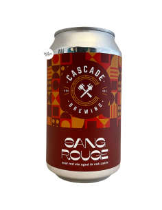 Sang Rouge Sour Red Ale Aged In Oak Casks 35 cl Cascade Brewing - Bieronomy