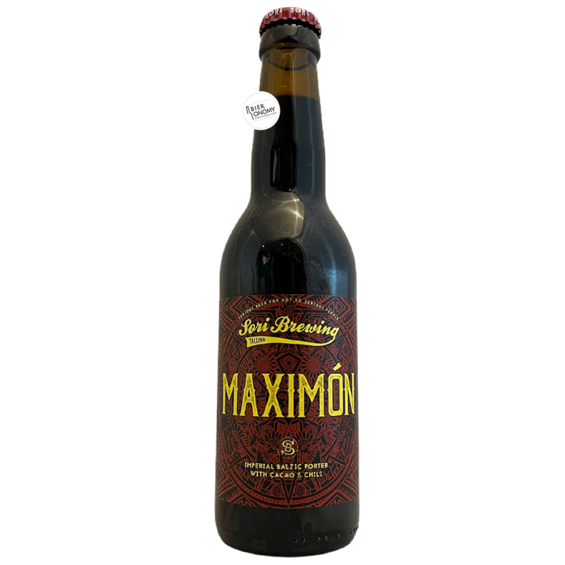 Bière Maximón Imperial Baltic Porter 33 cl Brasserie Sori