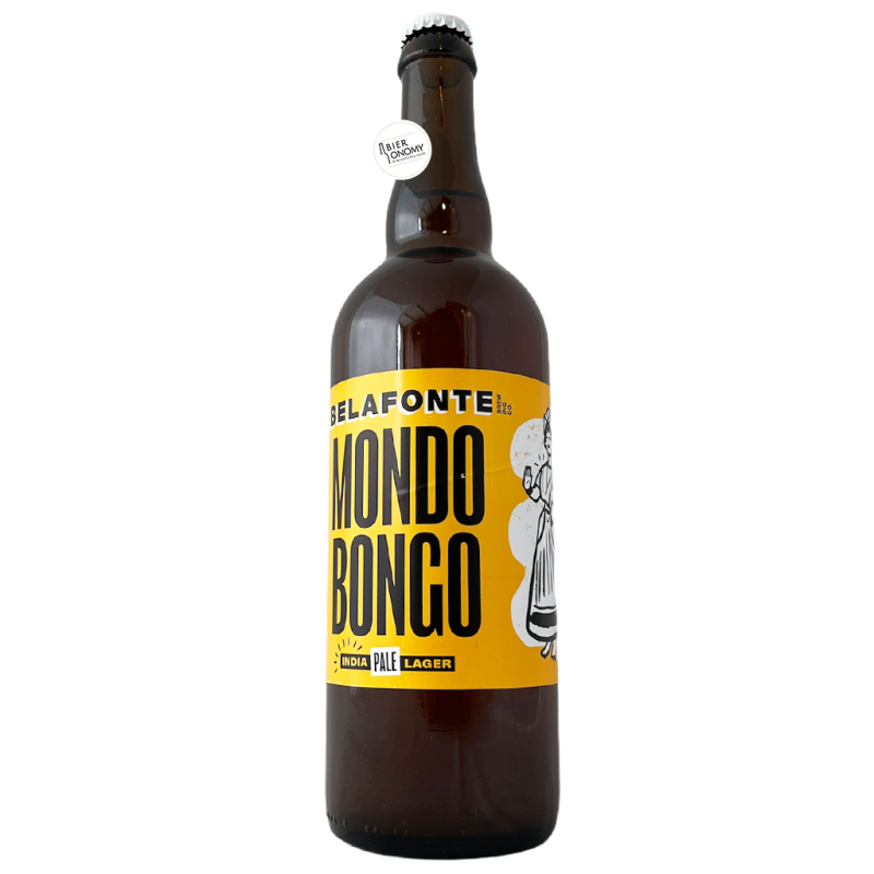 Bière Mondo Bongo India Pale Lager 75 cl Brasserie Belafonte