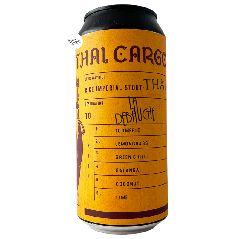 Bière Thaï Cargo Rice Imperial Stout 44 cl Brasserie La Débauche