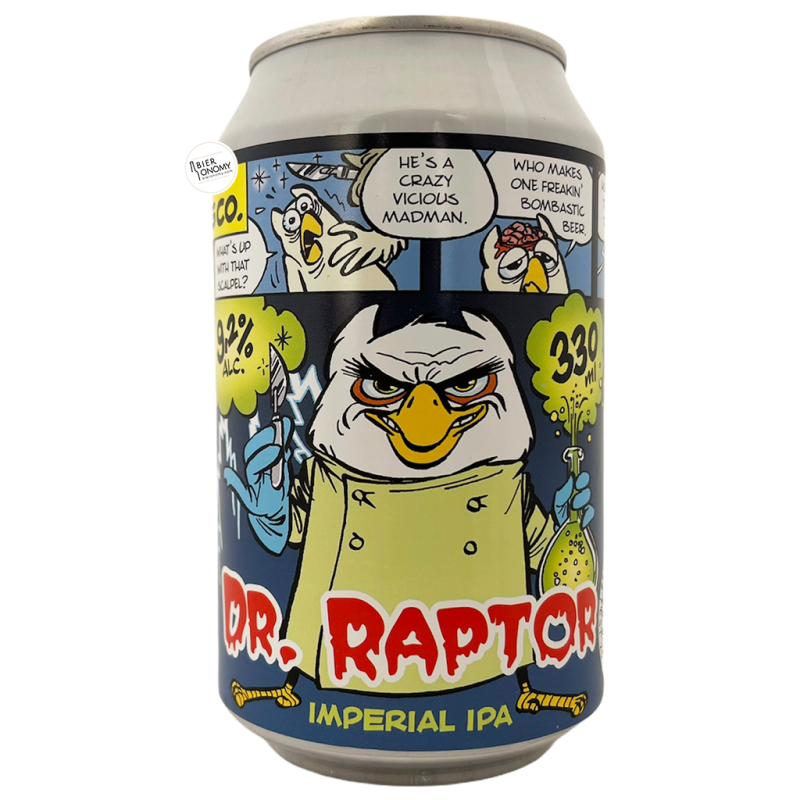 Bière Dr. Raptor Imperial IPA 33 cl Brasserie Uiltje
