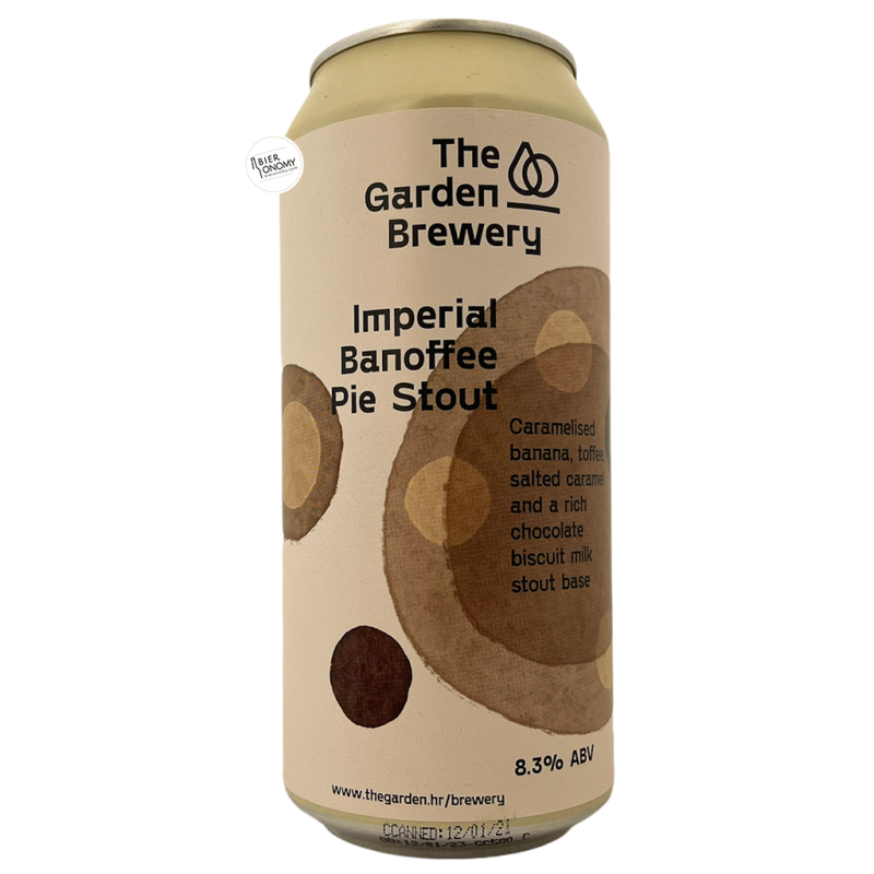 Bière Imperial Banoffee Pie Stout 44 cl Brasserie The Garden Brewery
