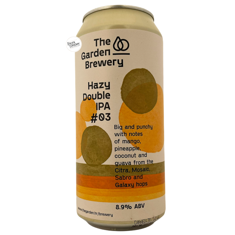 Bière Hazy Double IPA 03 44 cl Brasserie The Garden Brewery